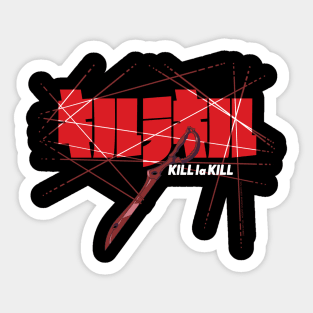 Kill la Kill: Life Fibers (Dark) Sticker